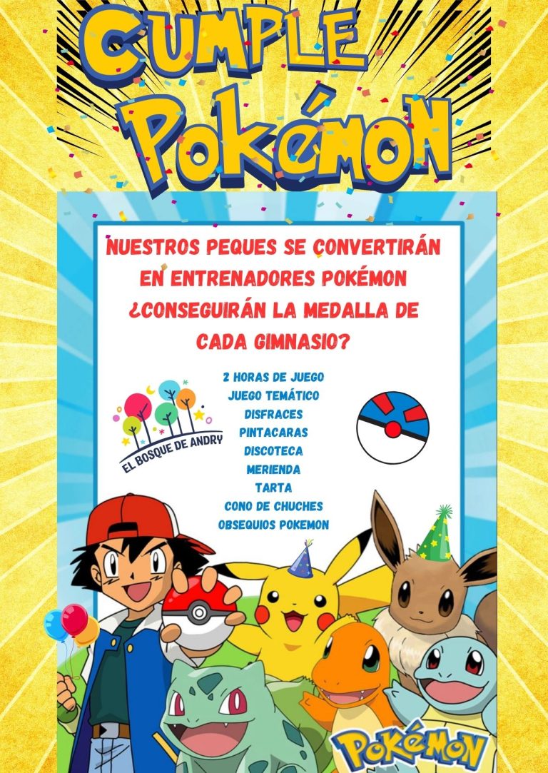 Cumpleaños Pokémon