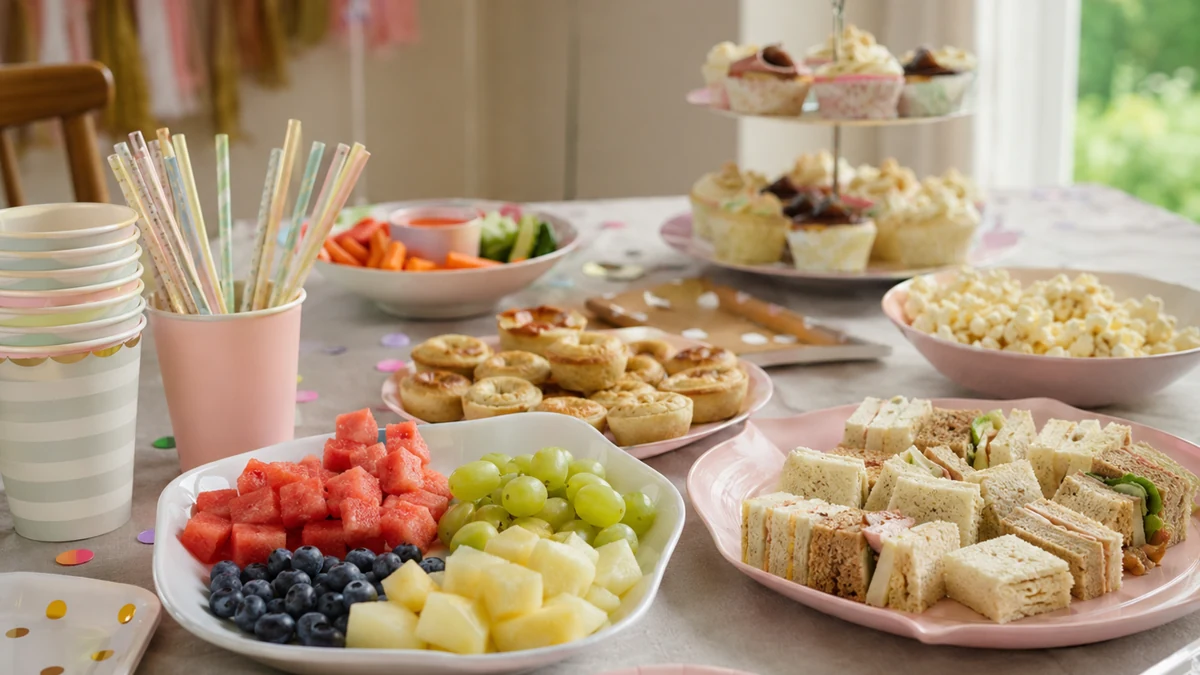 Qué poner en una merienda de cumpleaños infantil sin complicarse