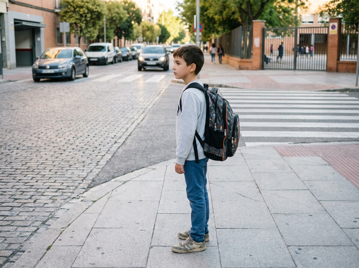Camino escolar seguro: cómo saber si un niño está preparado para ir andando solo al colegio