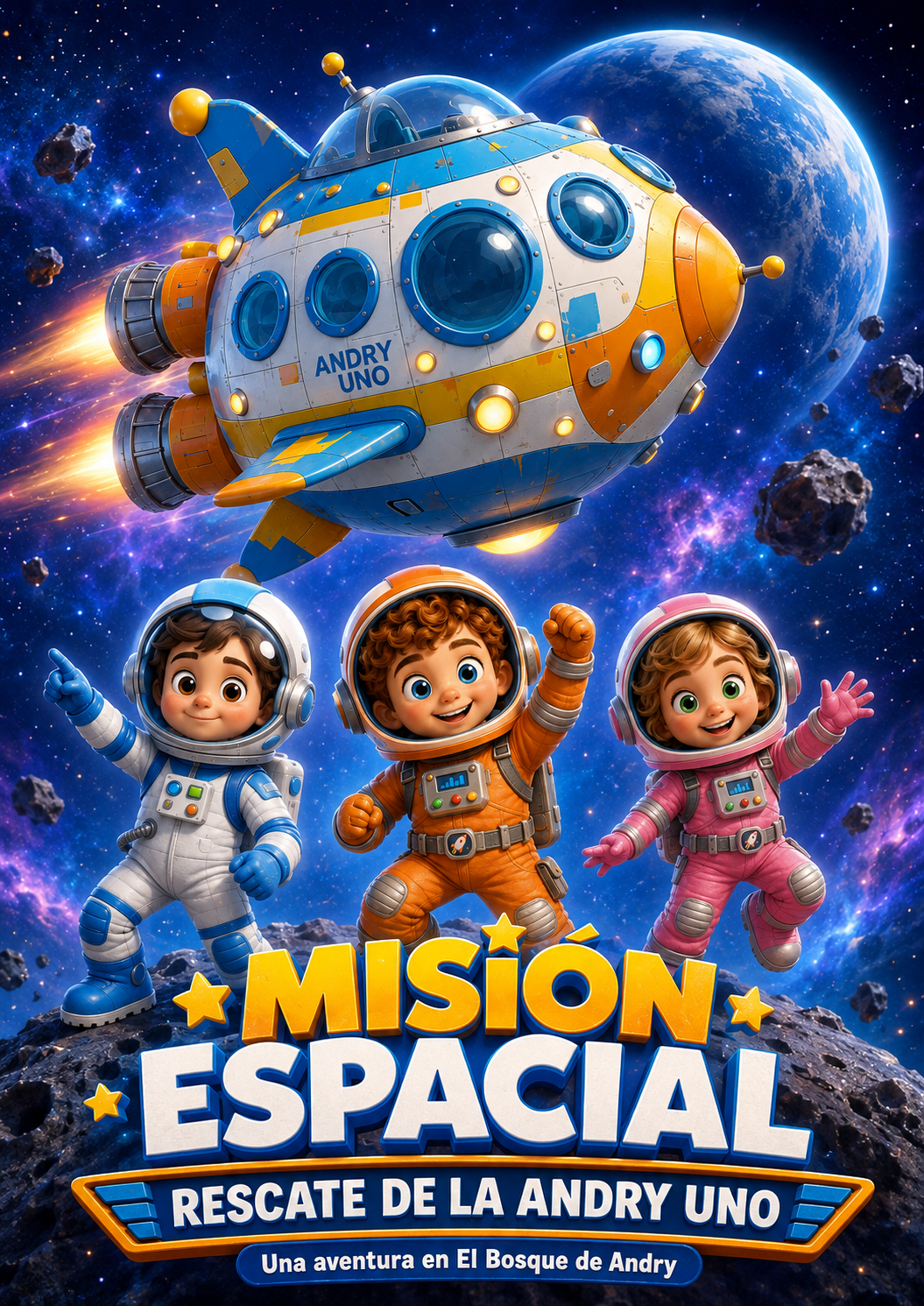 Misión Espacial: Rescate de la Andry Uno