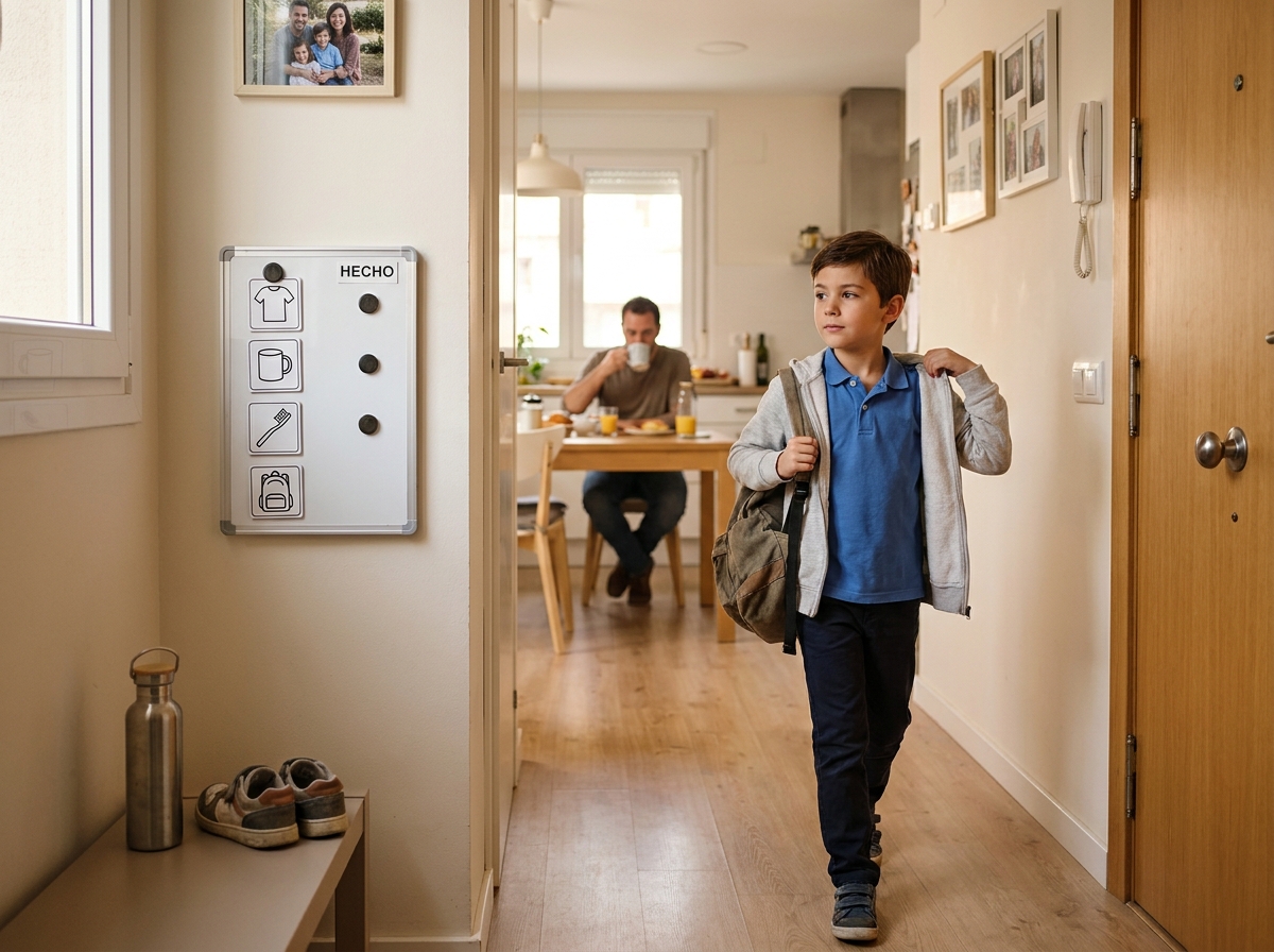 Rutina de mañana para niños: qué pueden hacer solos según su edad